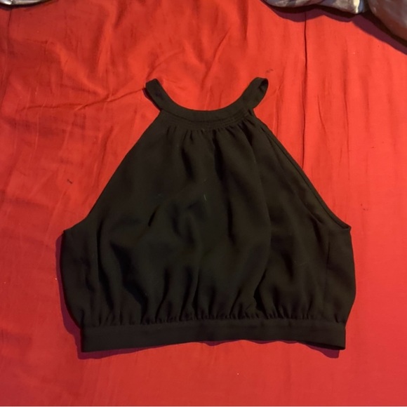 Wilfred Candence open back tie up halter top in black. Size Small. Super comfy - Picture 2 of 3